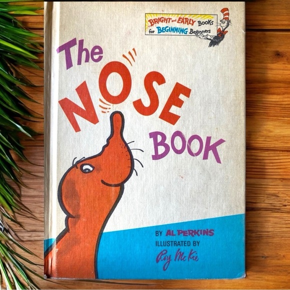 The Nose Book by Al Perkins - 1970 Bright and Early Book for Beginning Beginners - Picture 2 of 13